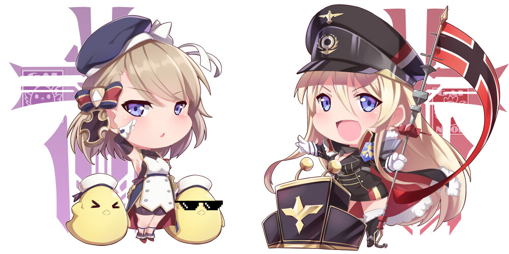 Artstation Azur Lane Chibi 05 Gainoob The Chicken