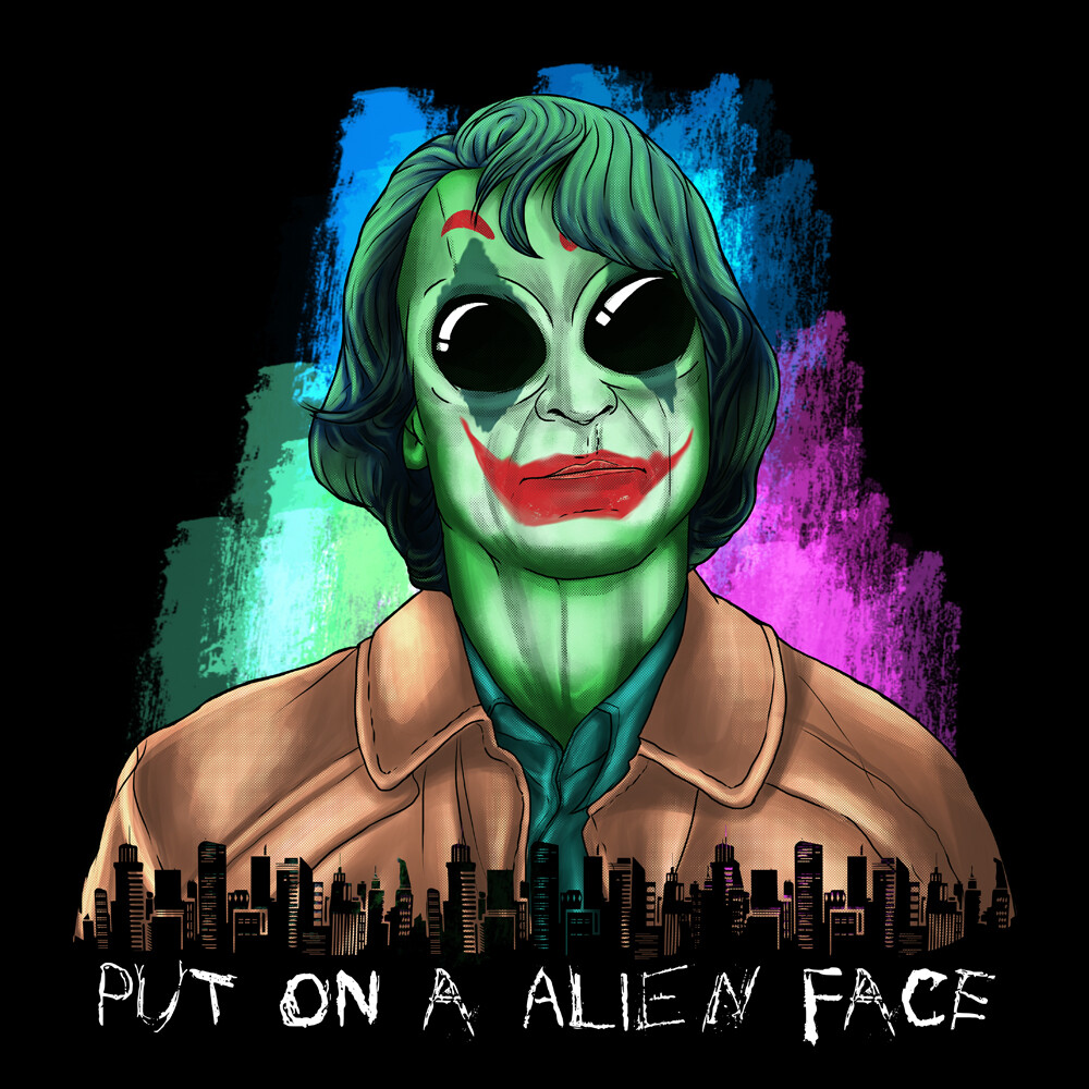 Artstation Put On A Alien Face Joaquin Alien Phoenix Arya Bayu