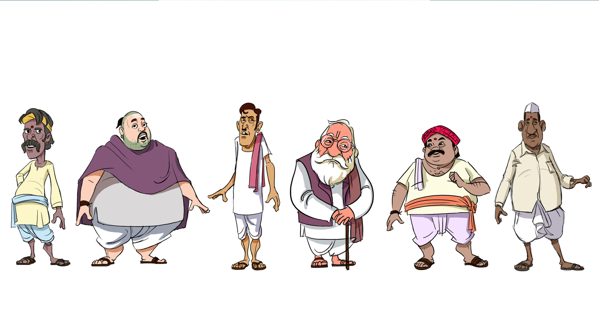 Bijoy Kottakkal - 2D Character design for KISNA Animation Movie