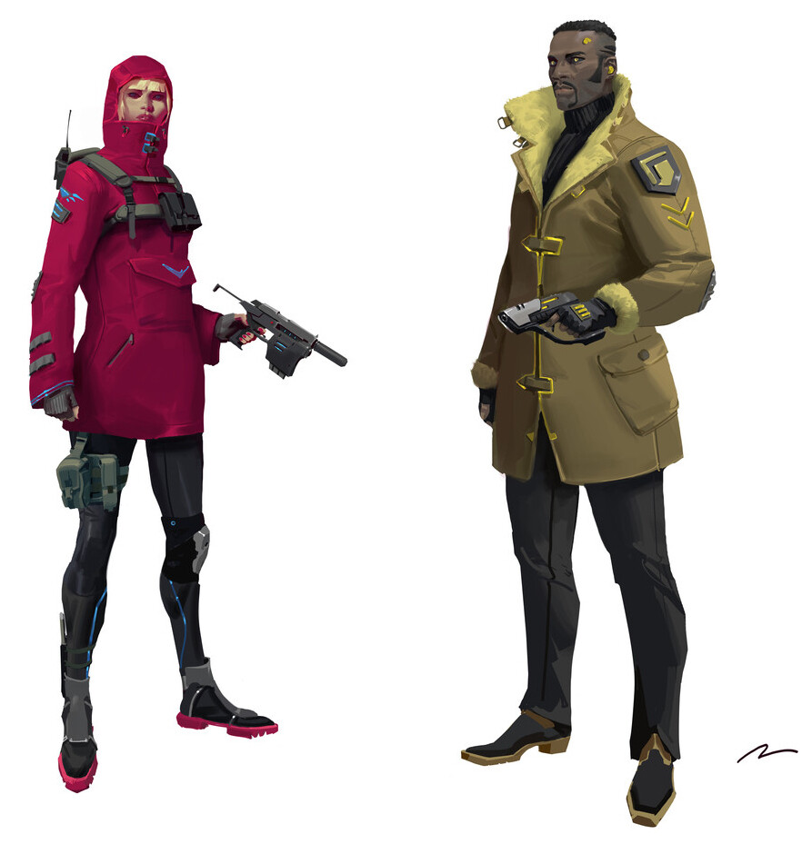 (Mauro Belfiore Concept) I plan to model this team , hi's and low poly models including guns!
