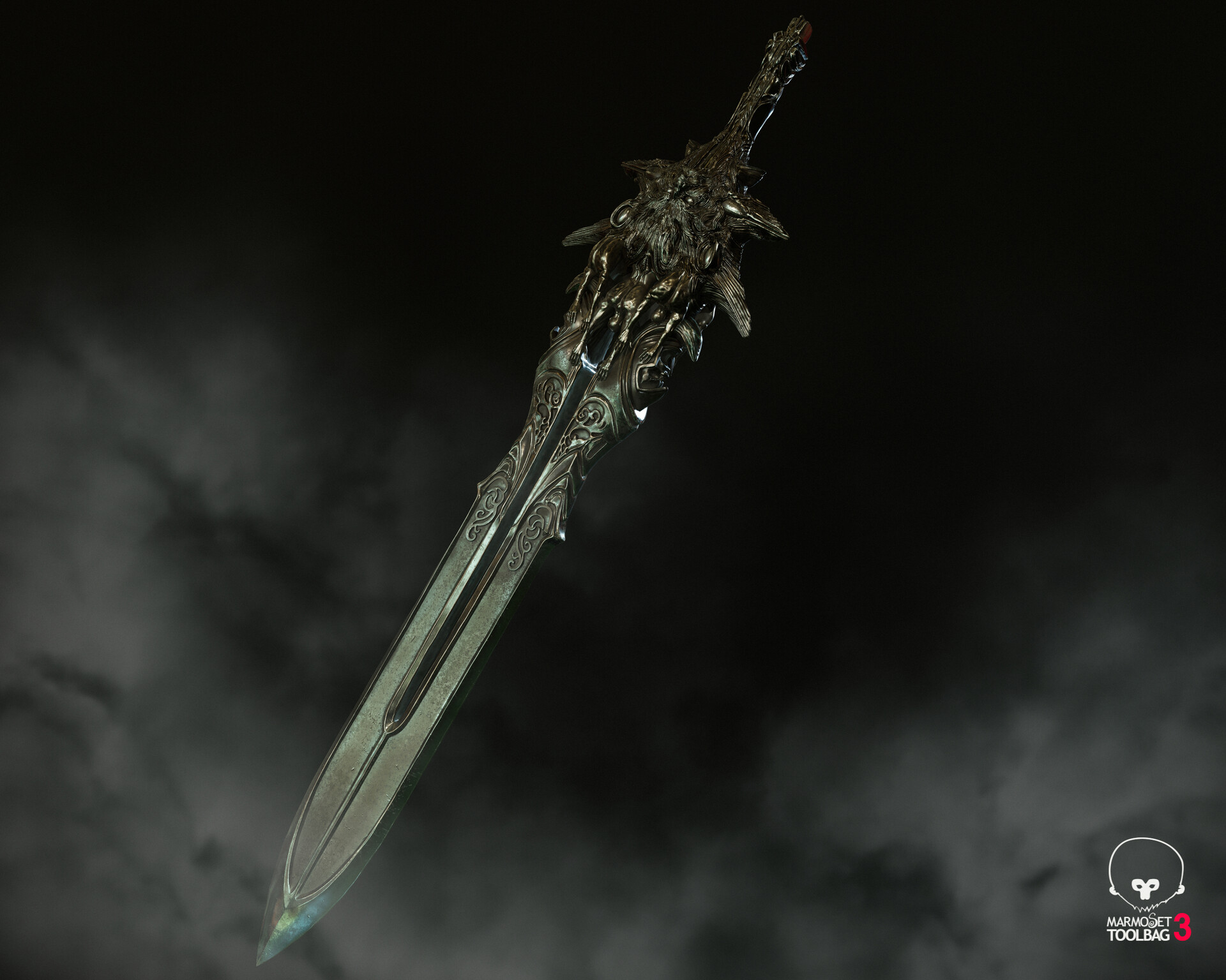 ArtStation - blade of olympus from god of war 2 modeling and hand