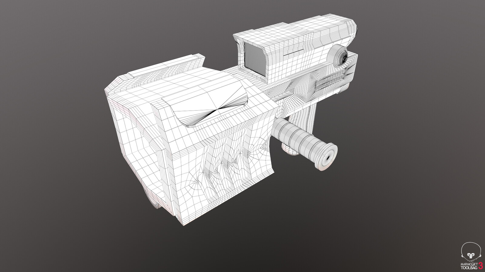 Wireframes. Never went back to fix topology so its a bit of a mess