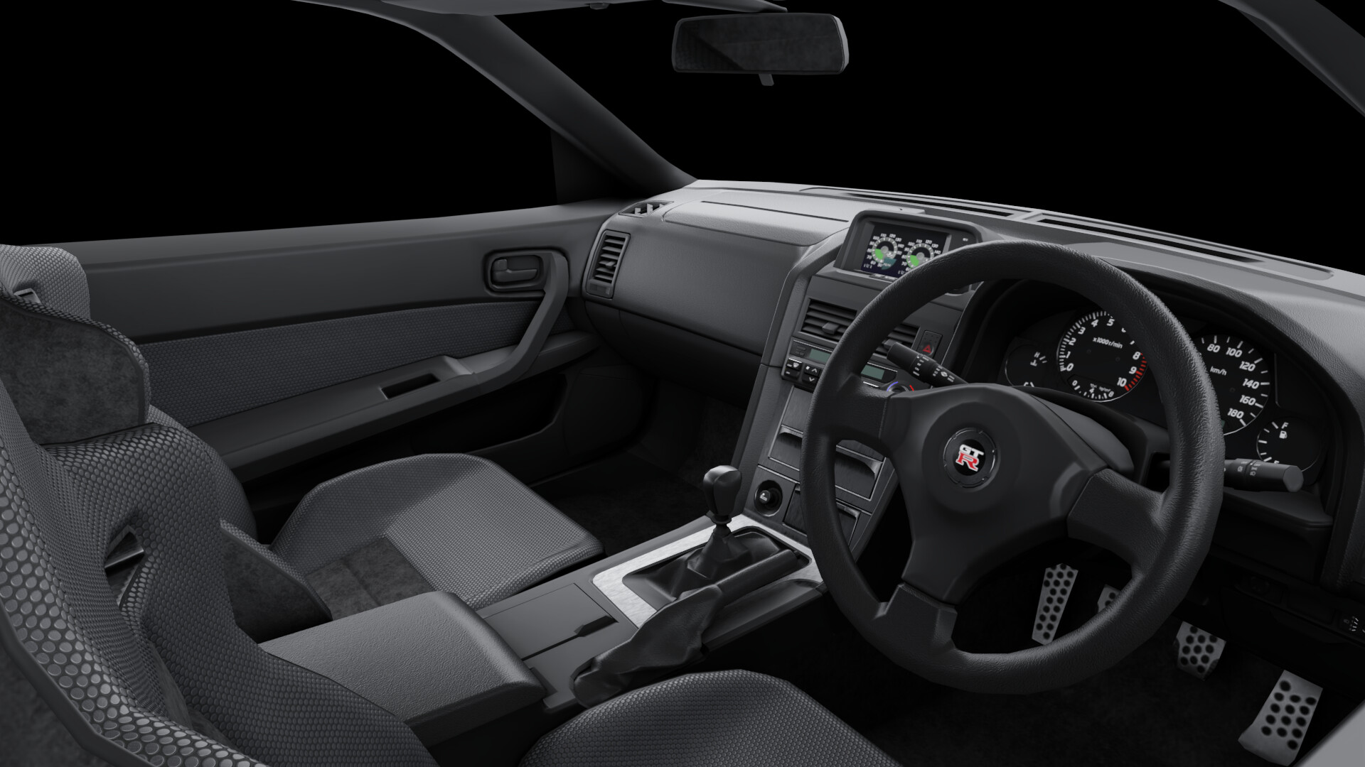 Artstation Nissan R34 Gt R Interior