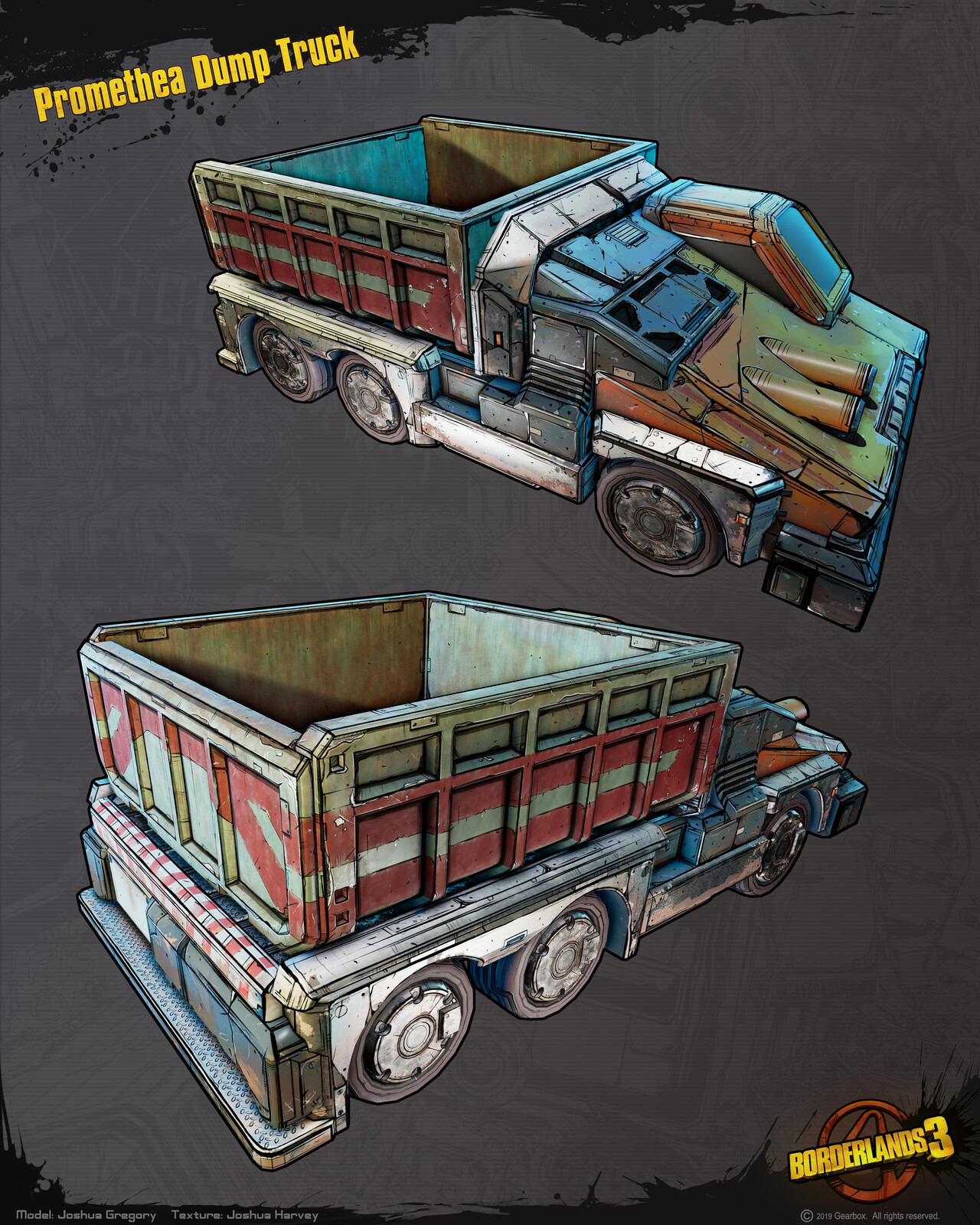 Josh Harvey - Borderlands 3 - Promethea Dump Truck