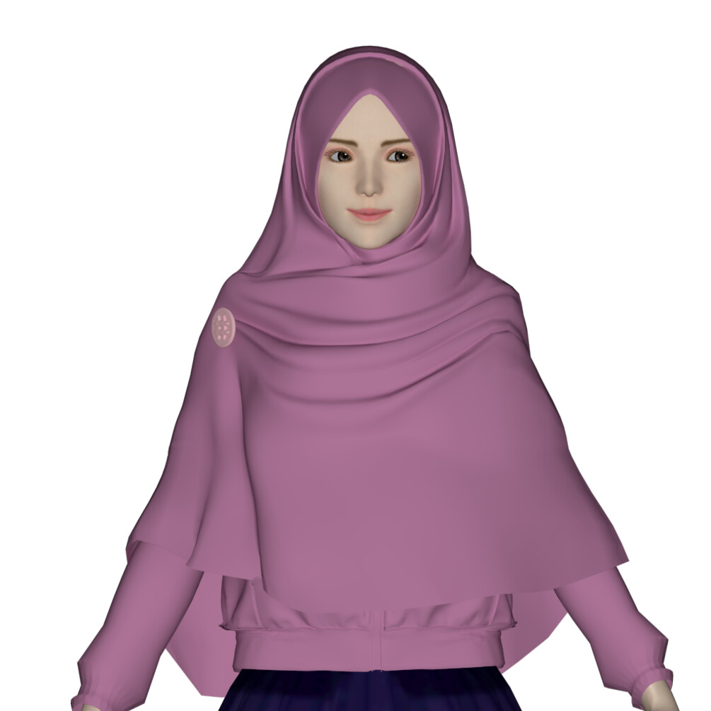 Hijab stalker. Хиджаб model 3ds Max. 3д хиджаб. Хиджаб 3d грудь. 3d Hijab models.