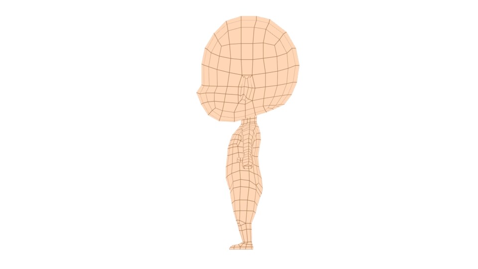 Alvin Lutfianda Chibi Base Mesh Chibi base mesh 3d 3ds. alvin lutfianda chibi base mesh