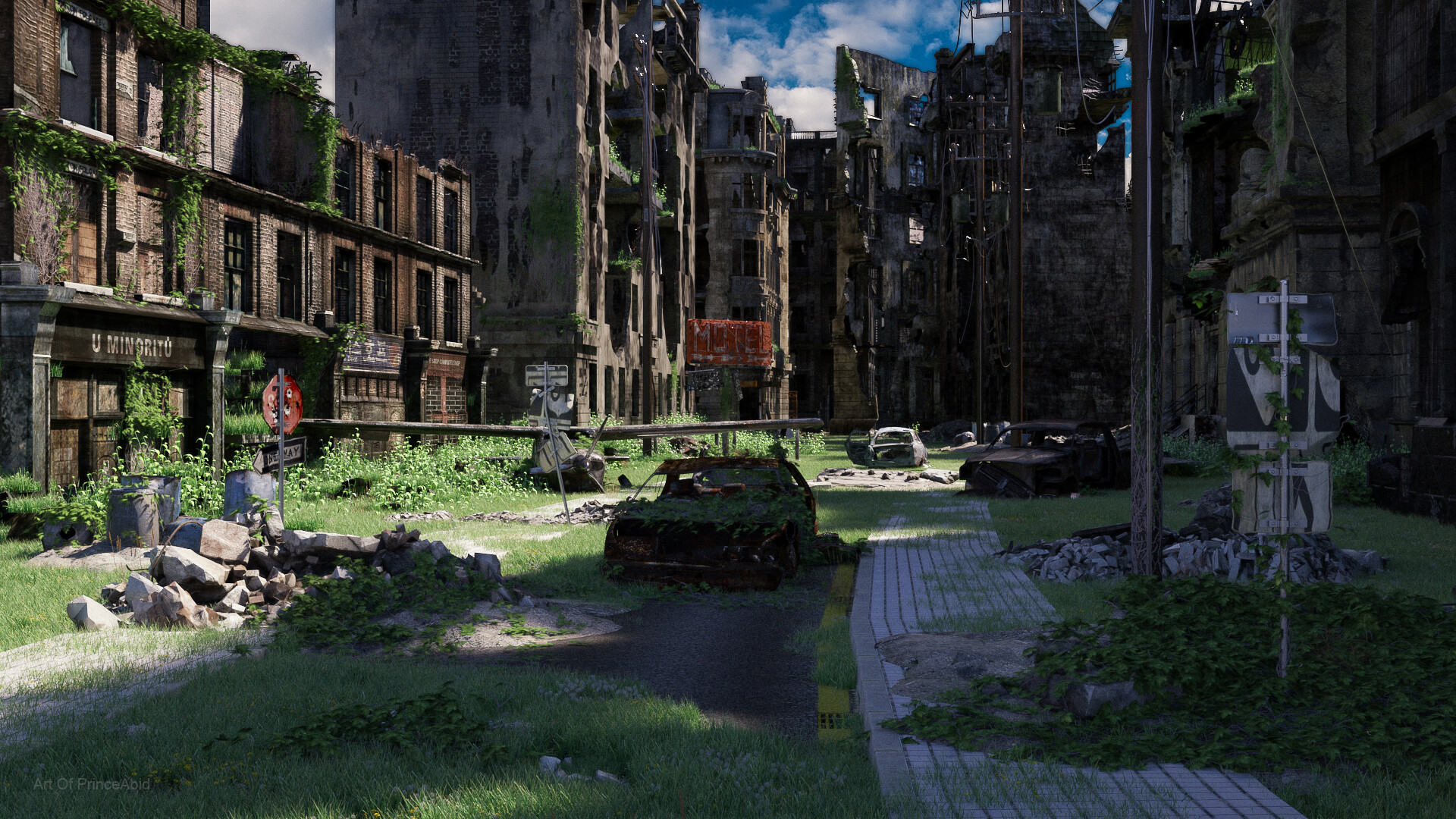 ArtStation - Ruin City Street