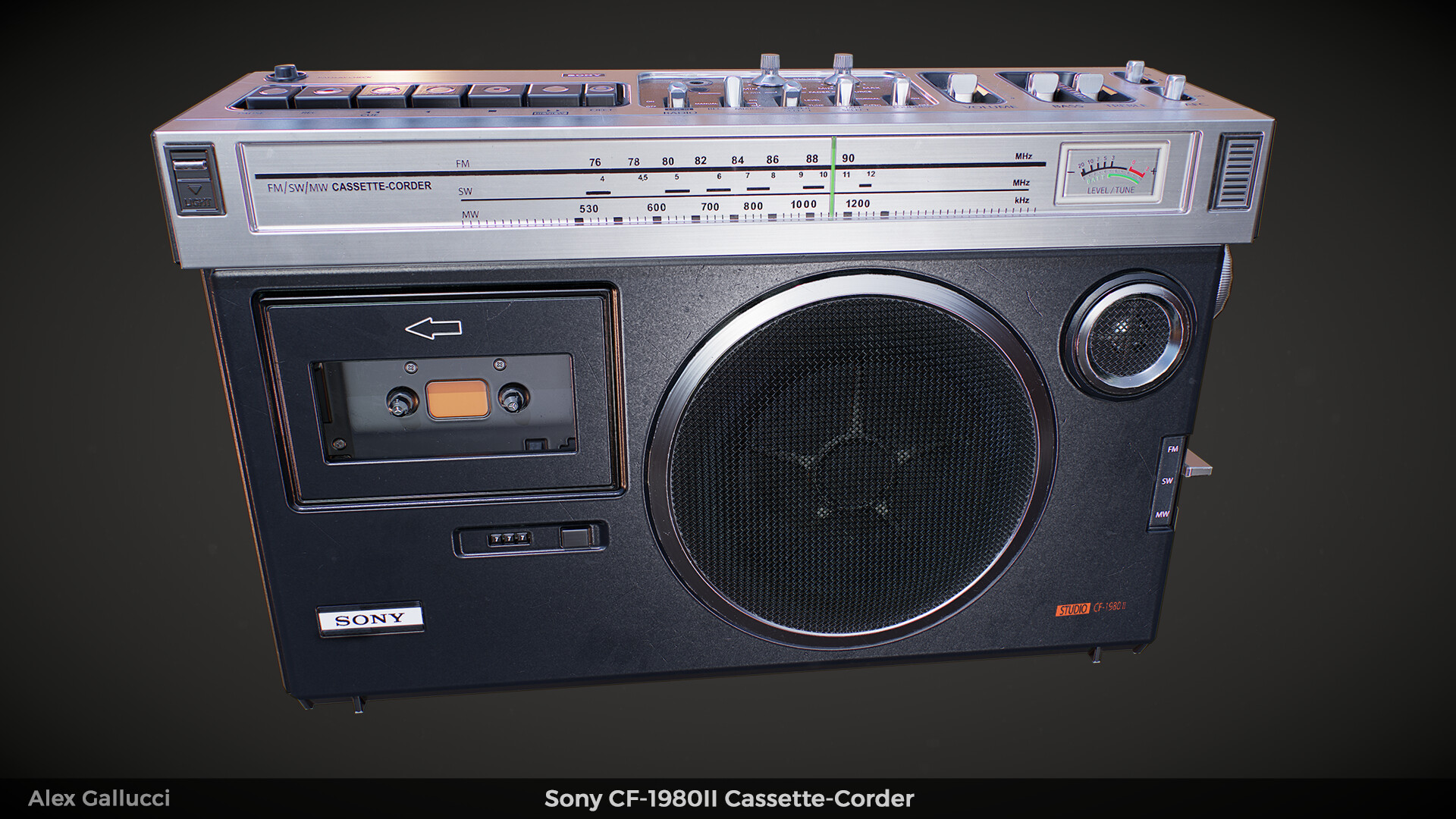 Alex Gallucci Portfolio Sony Cf 1980ii Cassette Corder