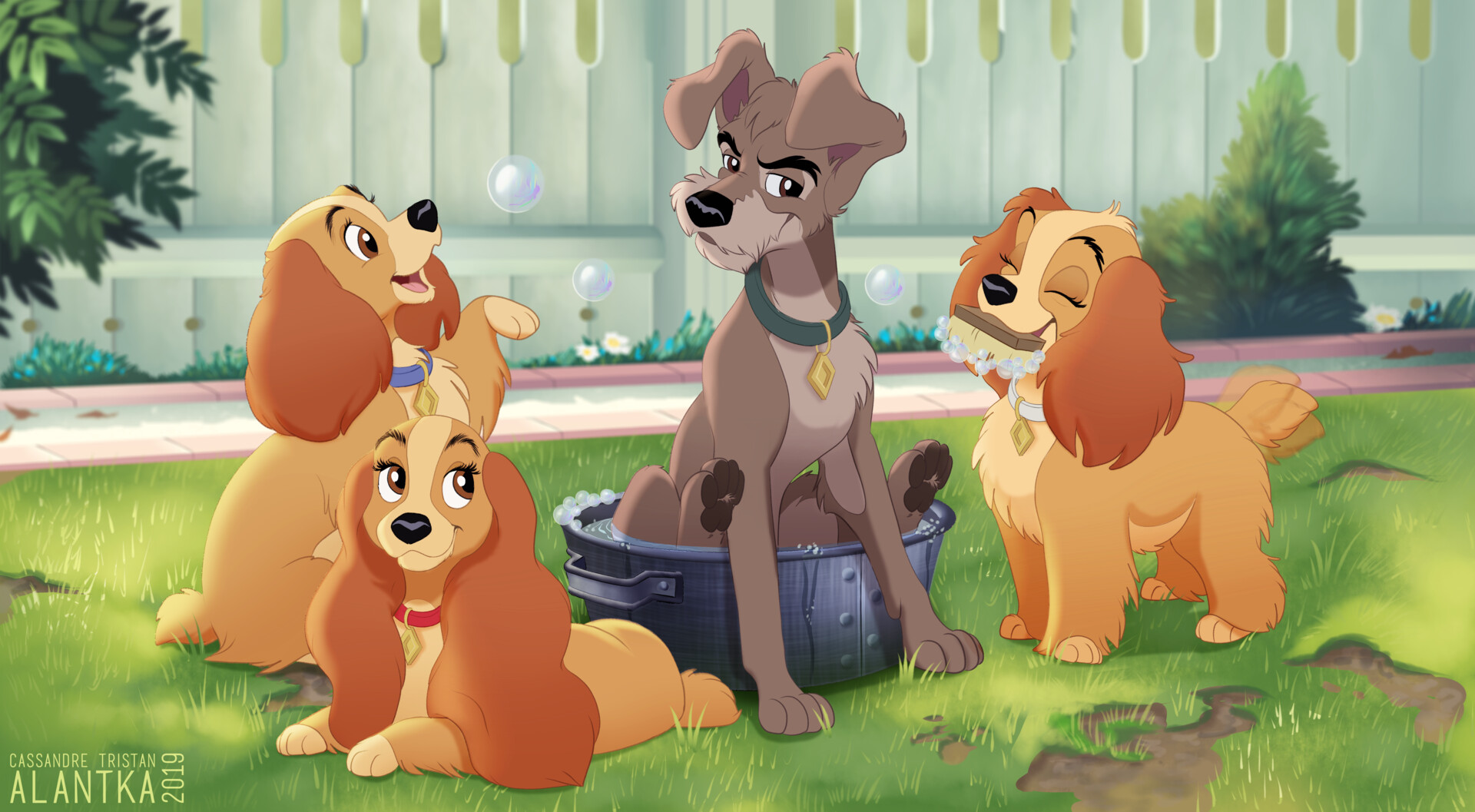 Lady and the Tramp II : Scamp's Adventure" The puppies from t...