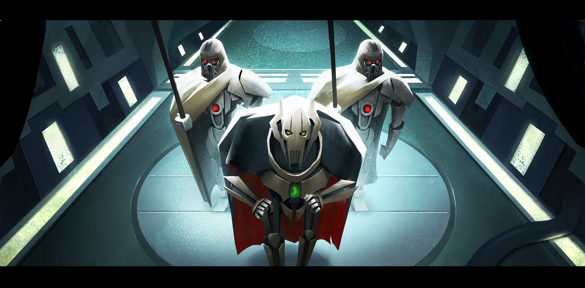 Artstation General Grievous Painting Practice Hua Bai