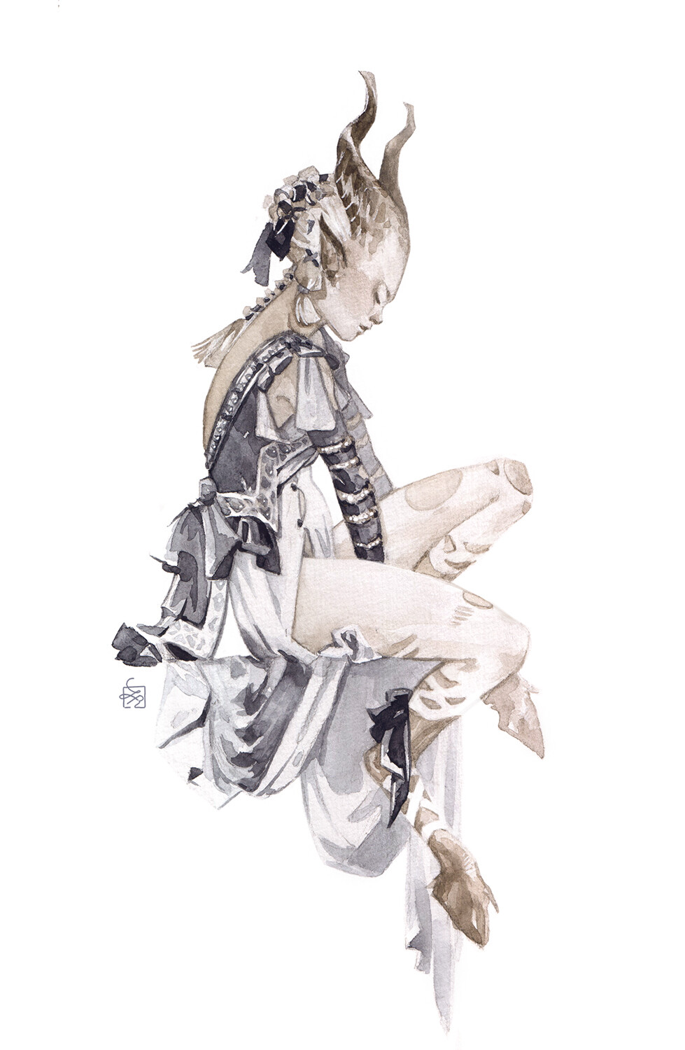 Sitting Faun