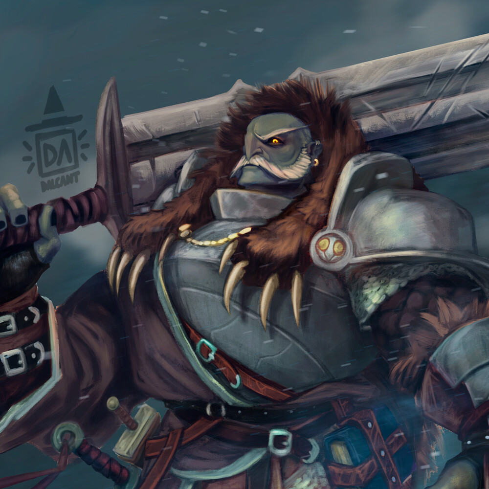 Artstation Owlbear Paladin David Alcantara Rubio