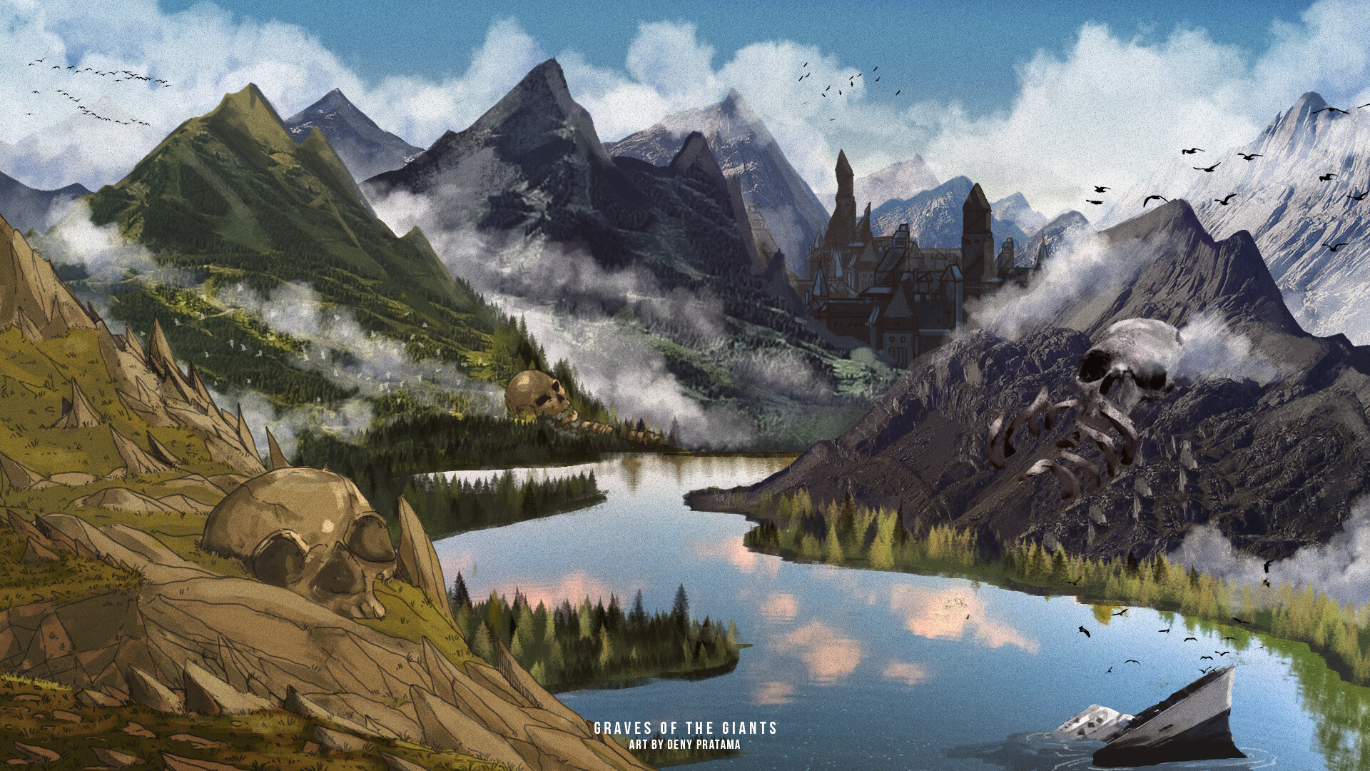 Artstation Graves Of The Giants Deny Pratama