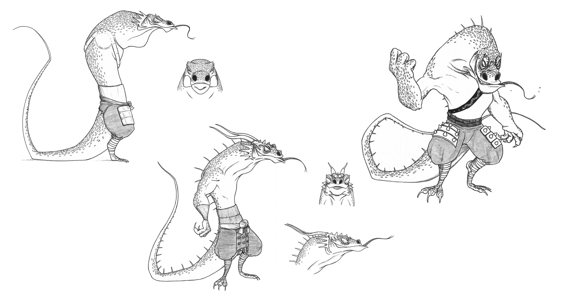 Artstation Bachelor Project Concepts The Evil Komodo Dragon