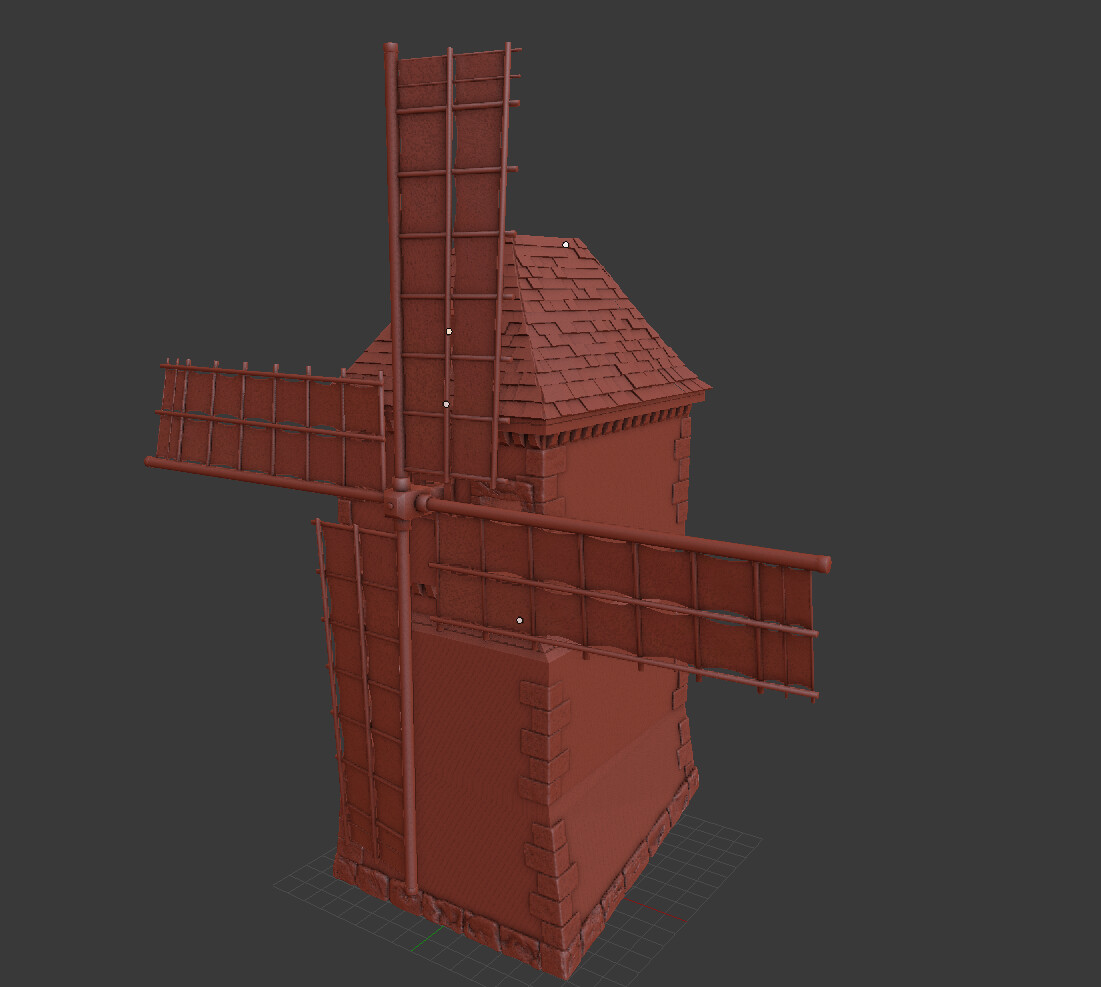 Marvel Master Zelda Ocarina of Time Kakariko Windmill