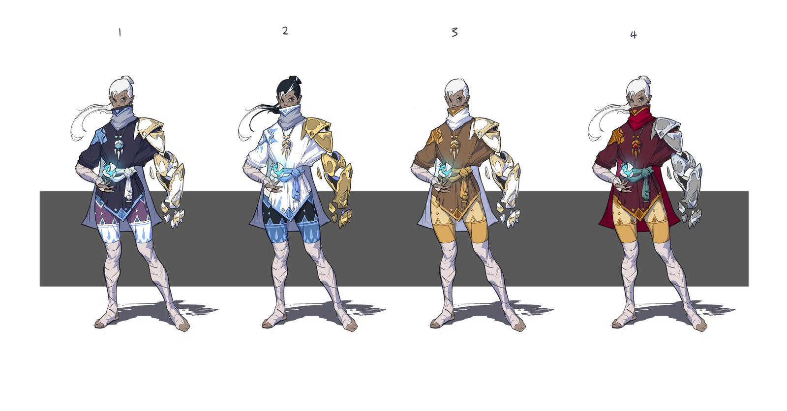 Some color studies and alternate variations