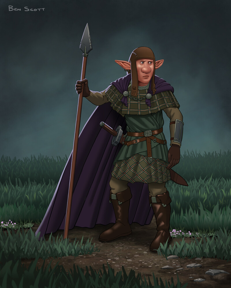 ArtStation Highland Elf Warrior