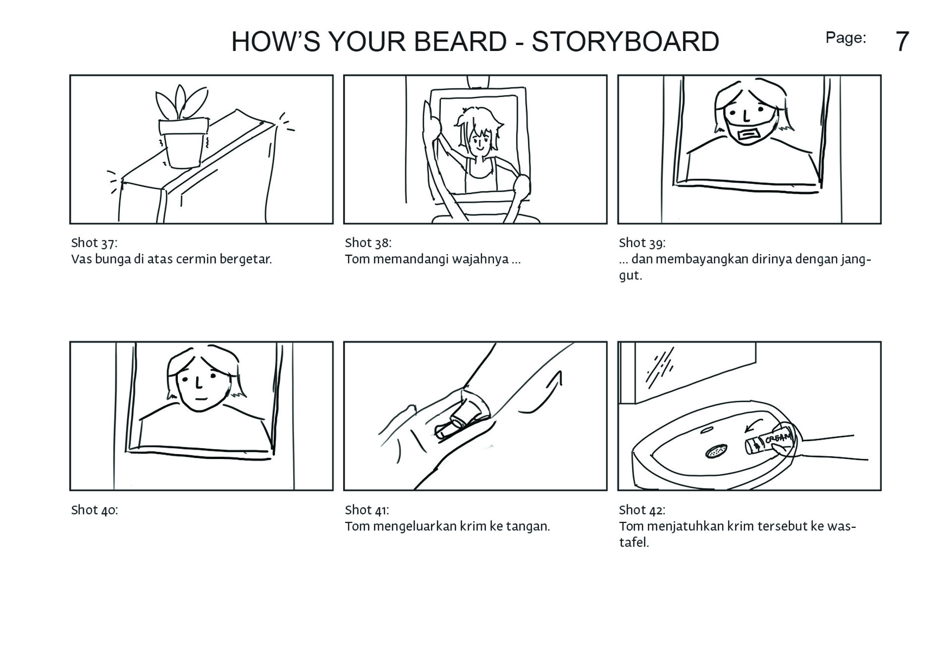 Artstation How S Your Beard Short Movie Michelle Brigitta