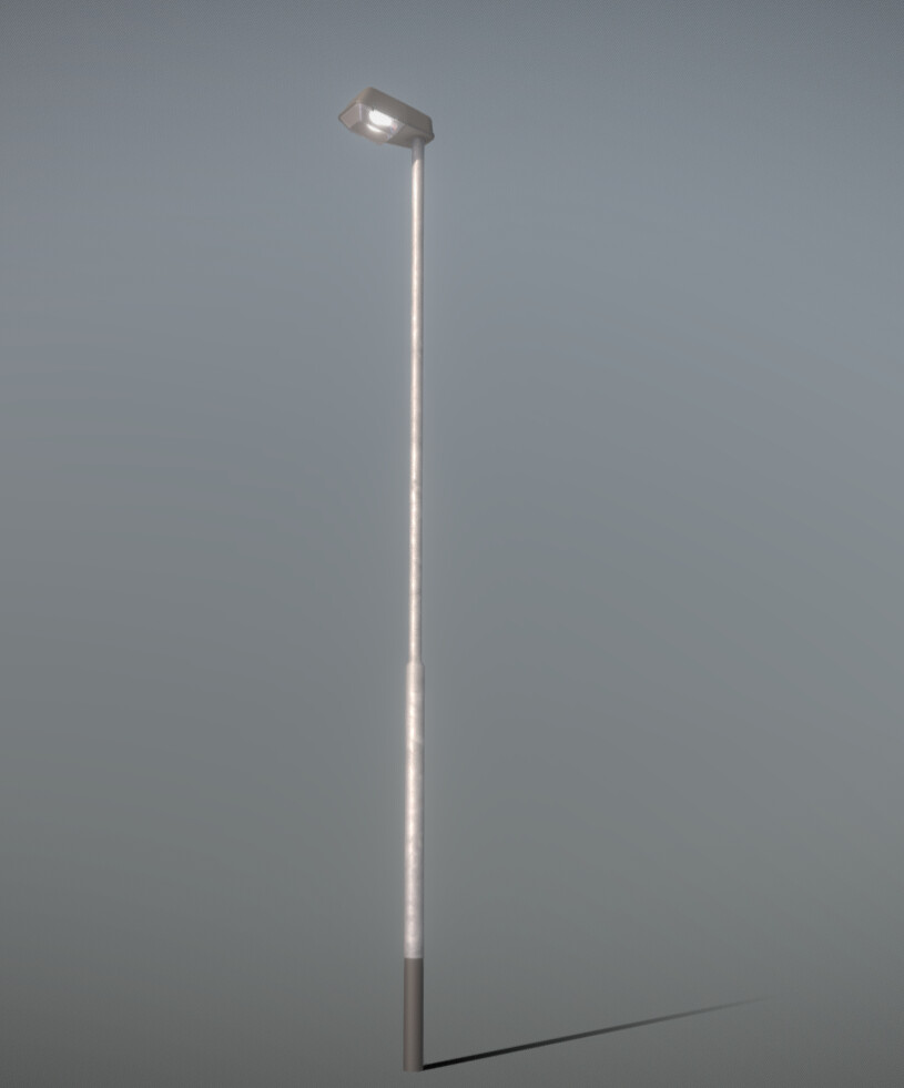 Street Light (3) (High-Poly Version)