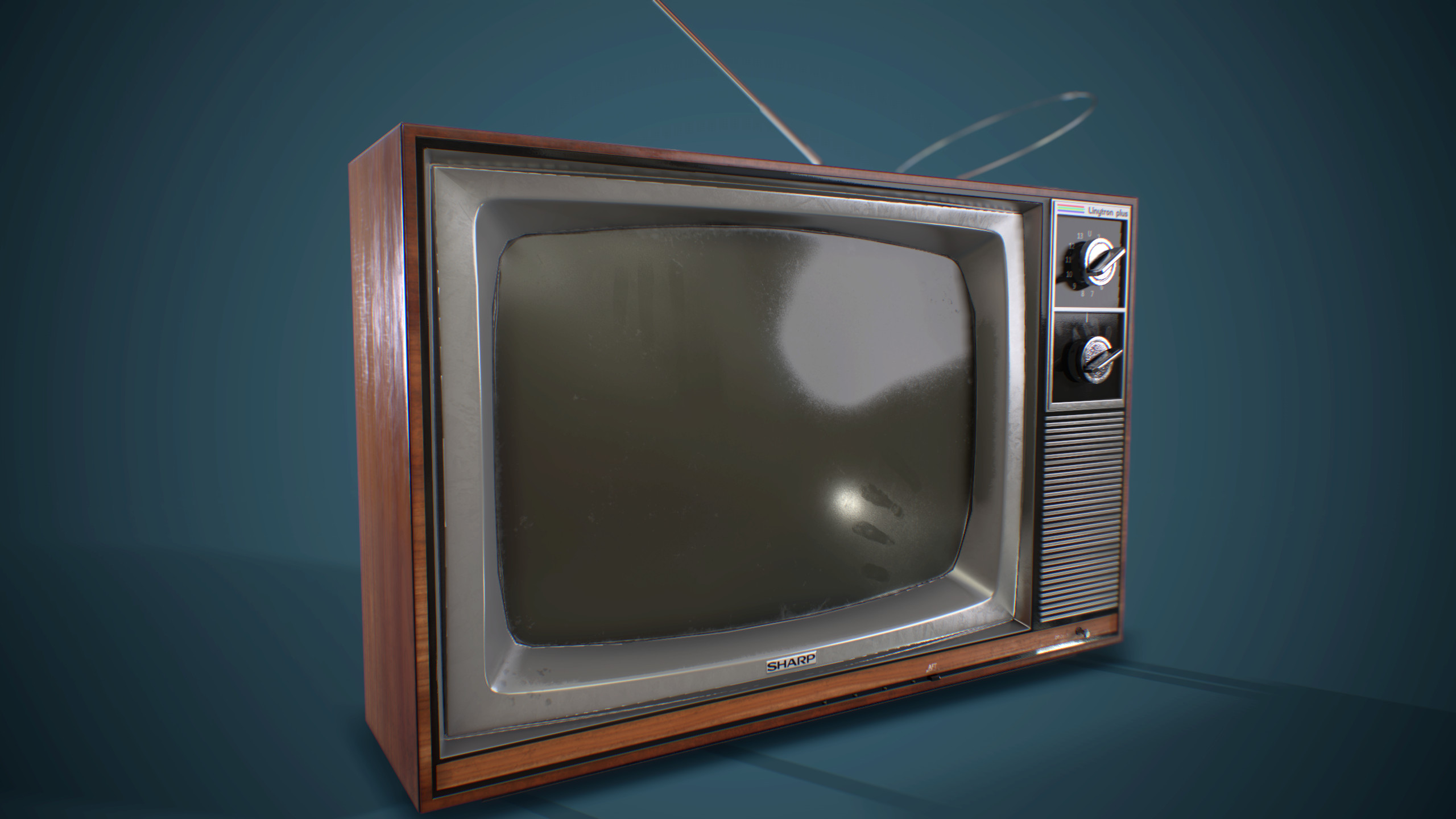 Richard Punzalan Sharp Linytron Retro TV