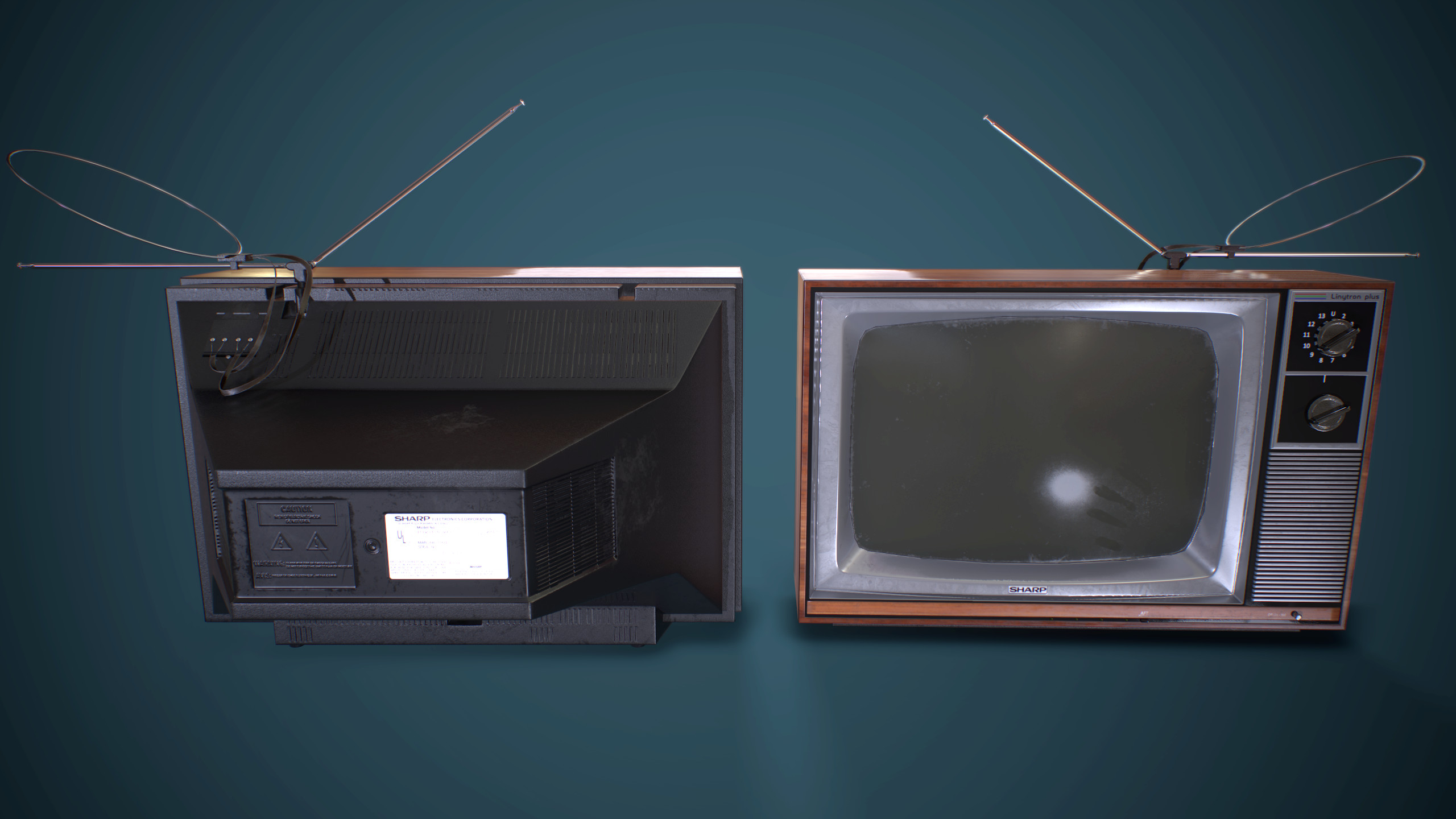 Richard Punzalan Sharp Linytron Retro TV