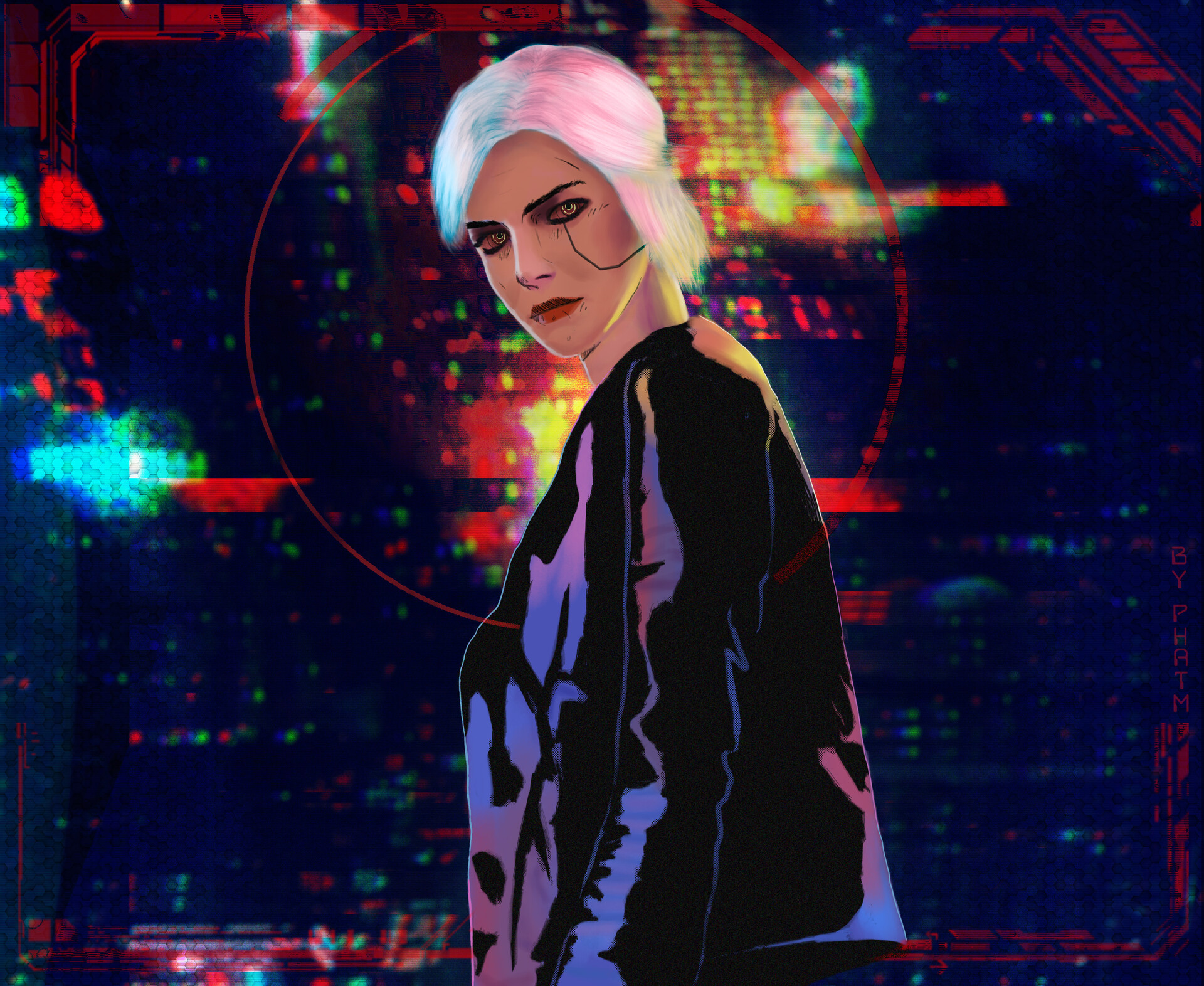 Artstation Cyberpunk 2077 Ciri Pha Tm Also i'm 3d character artist and made this fan art statue of ciri in. artstation cyberpunk 2077 ciri pha tm