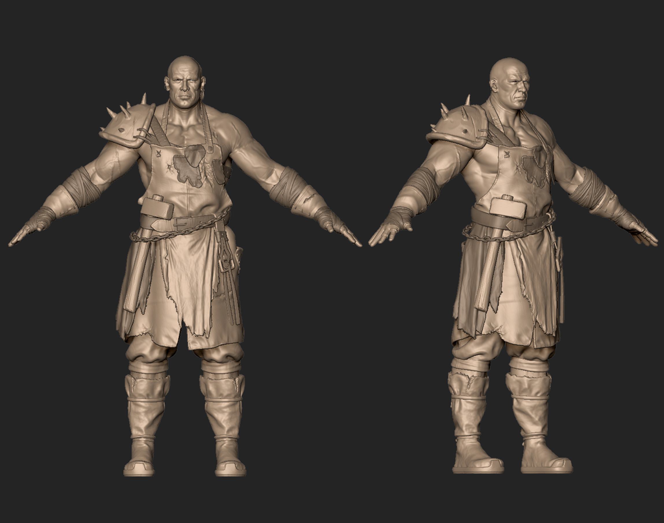 Revived Hilock
Responsible for concepting and hi-poly sculpting. 