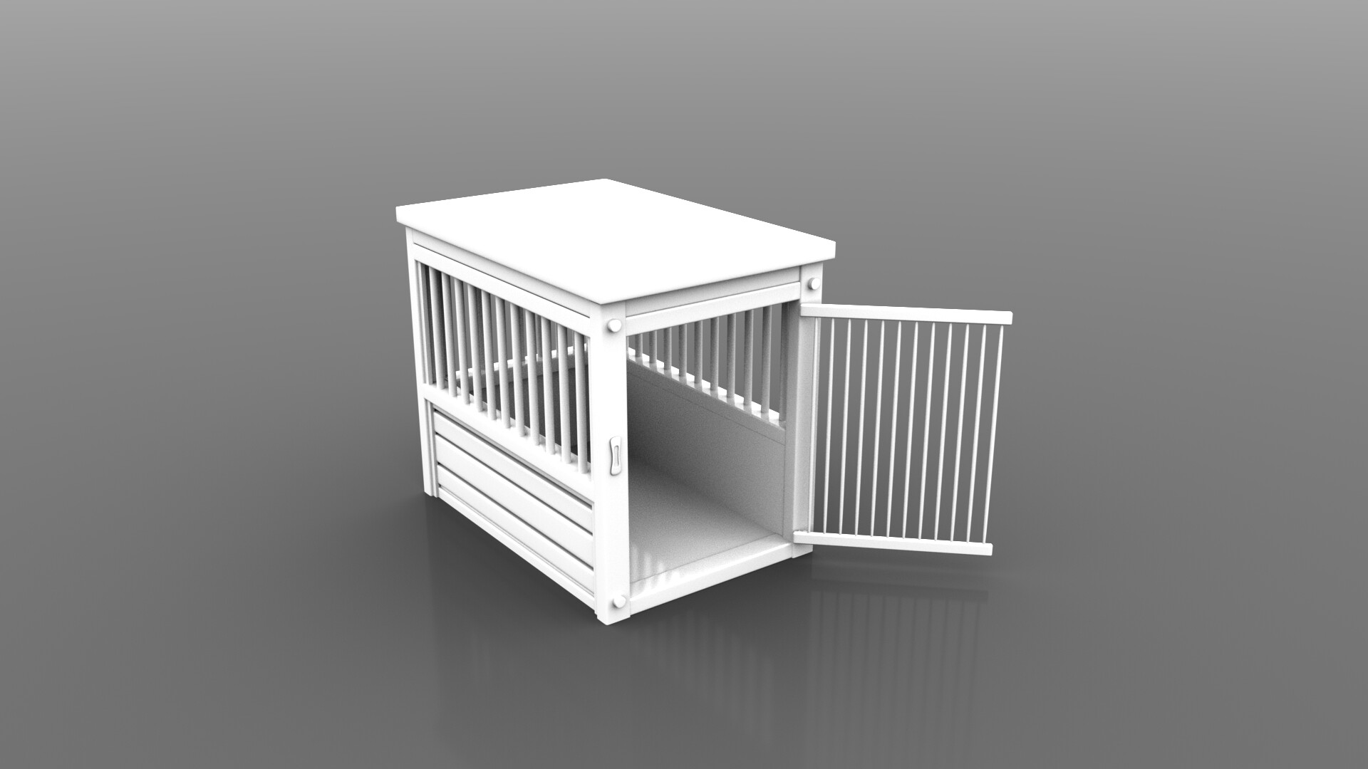 ArtStation - Cage with Open Door