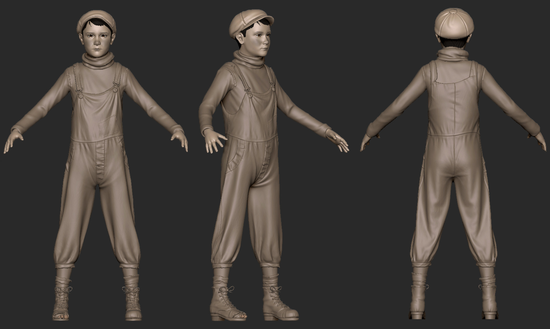 Delve Children Ghosts
Responsible for concepting and hi-poly sculpting.
