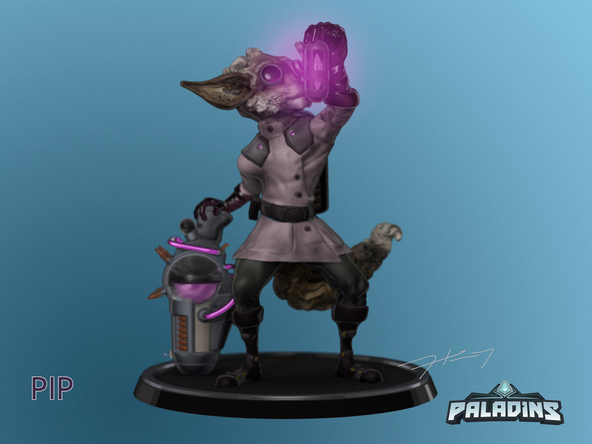 artstation pip paladins henry jimenez