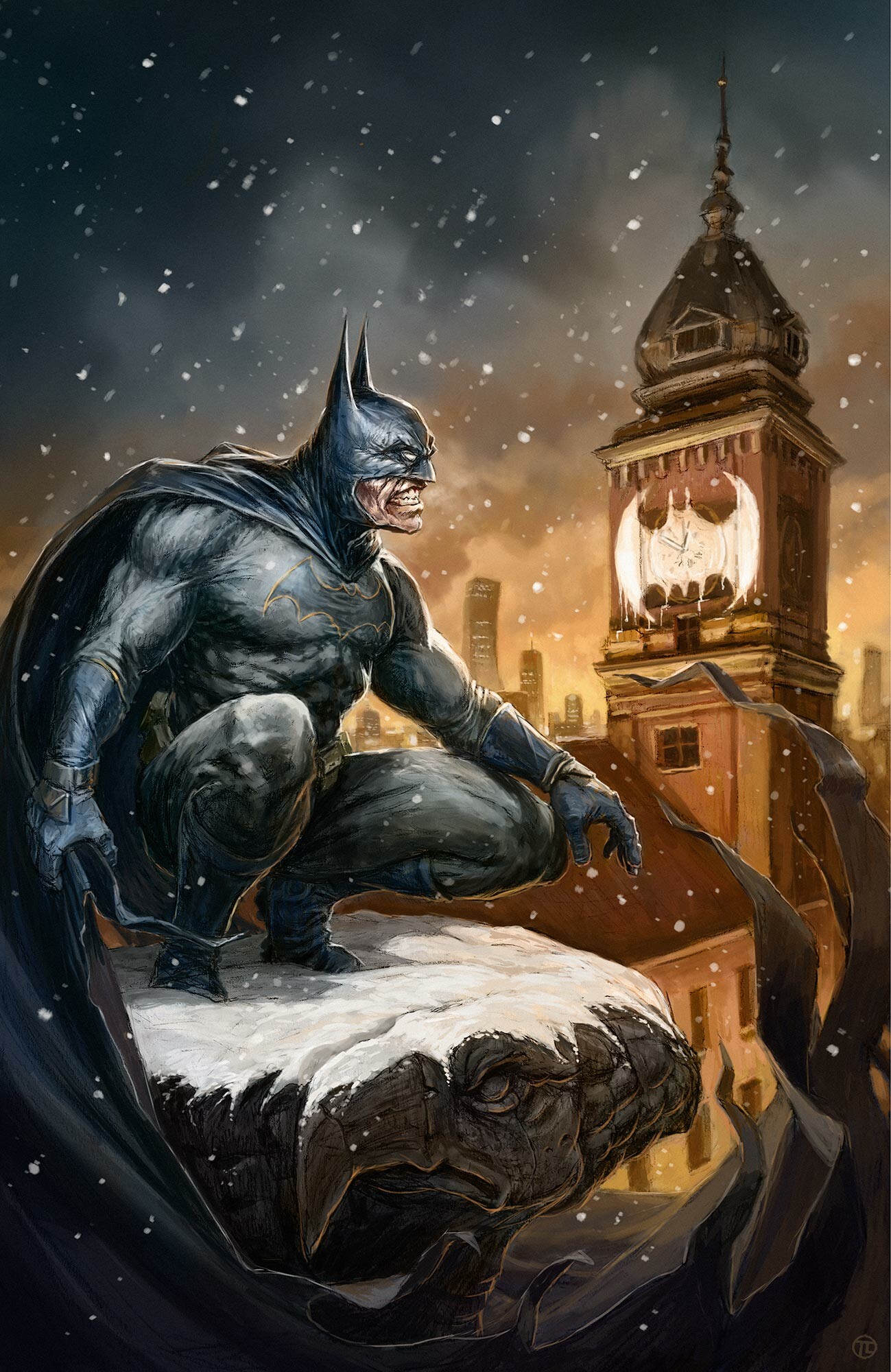 ArtStation - Comic book cover for Batman - DC comics
