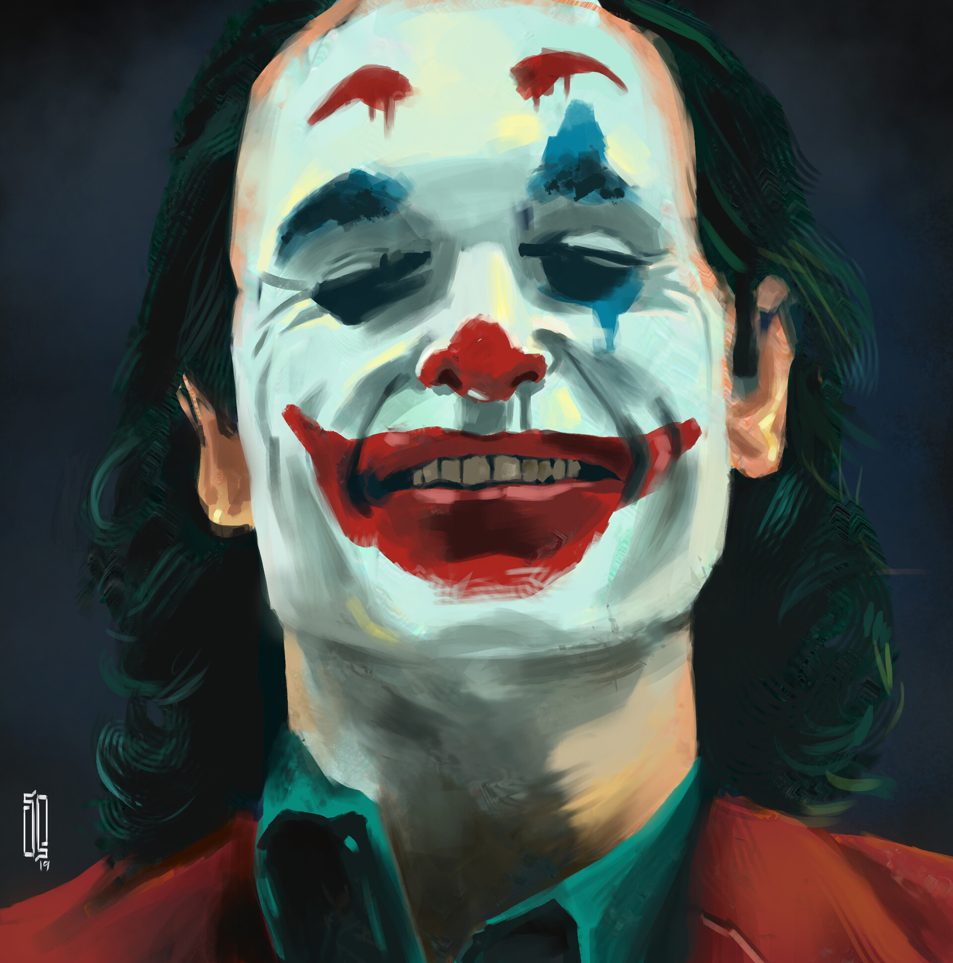ArtStation - portrait study - Joker