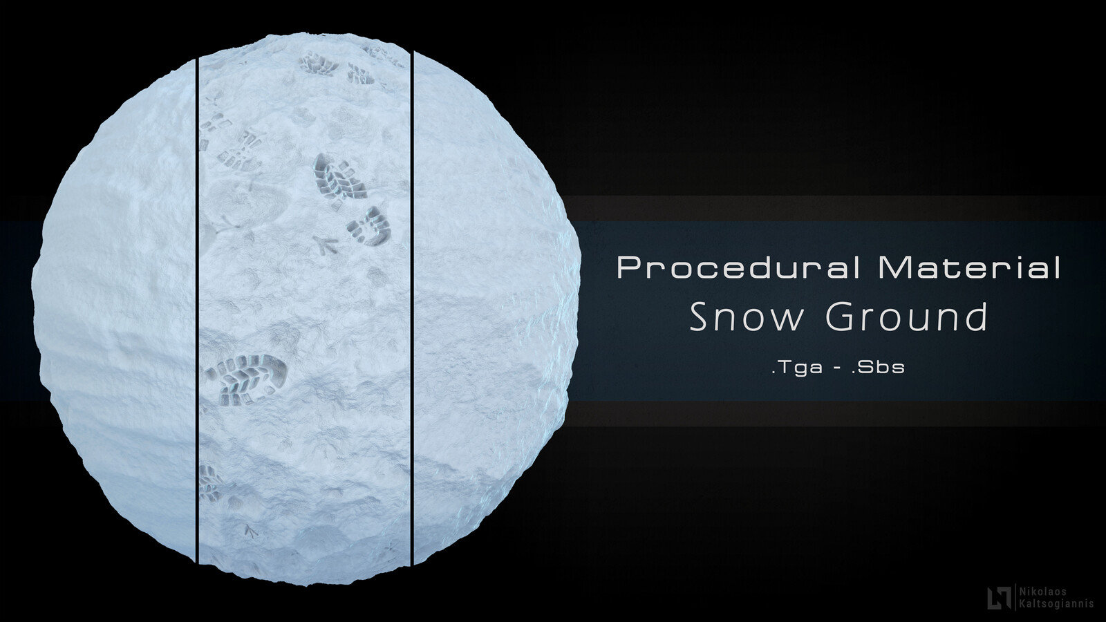Store: https://www.artstation.com/nickoxart/store/376v/procedural-snow-material-3-variations