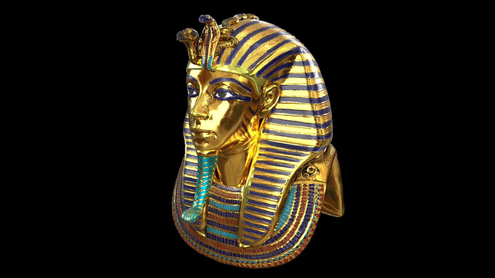 Artstation Mask Of Tutankhamun