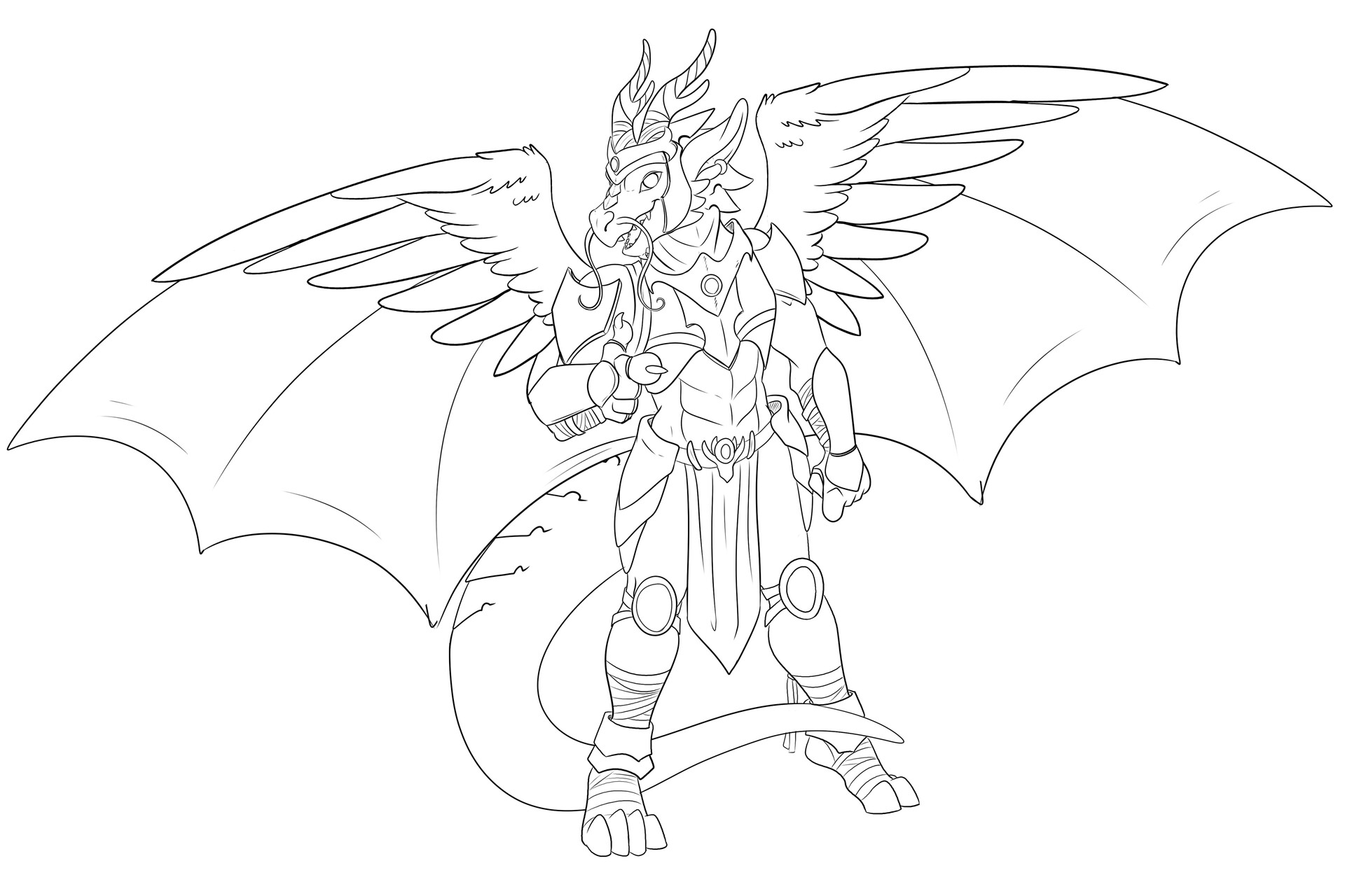 Bakugan Dragonoid Colossus Coloring Pages [2025]