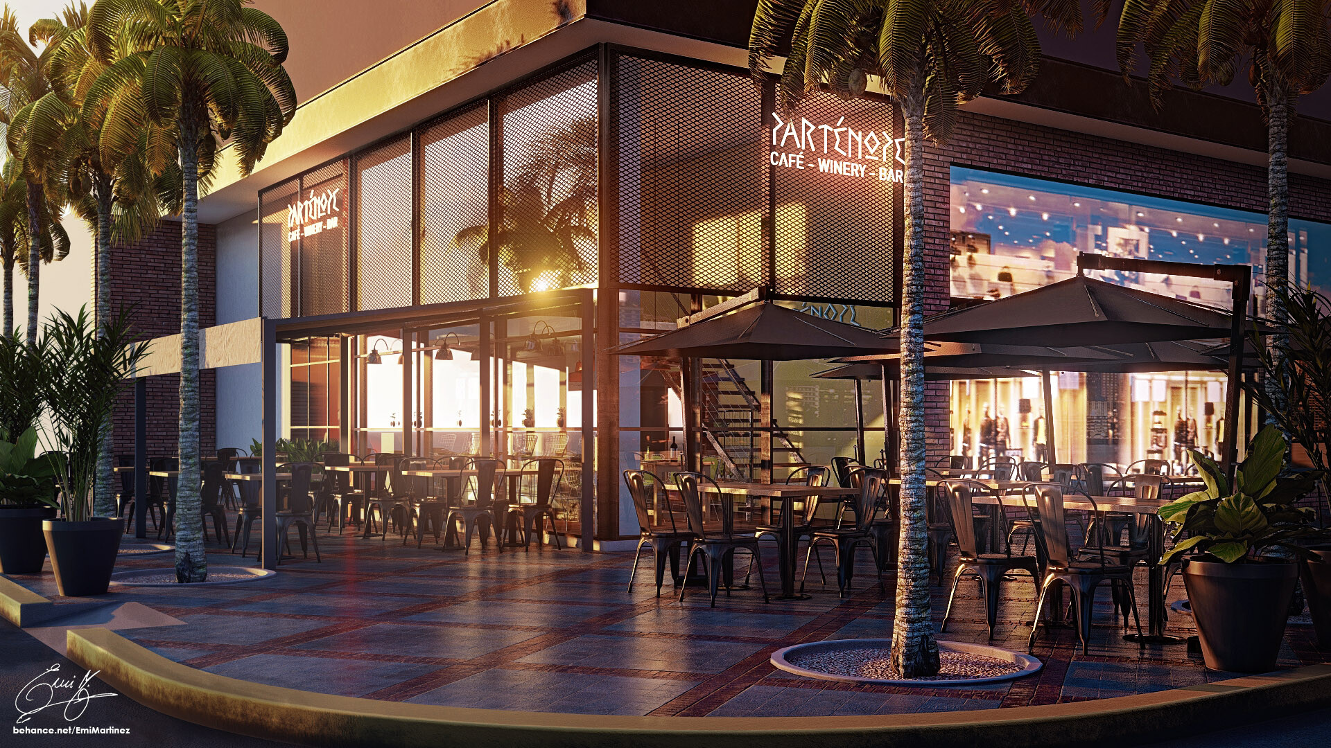 ArtStation Cafe Bar. San Isidro, Buenos Aires, Argentina.