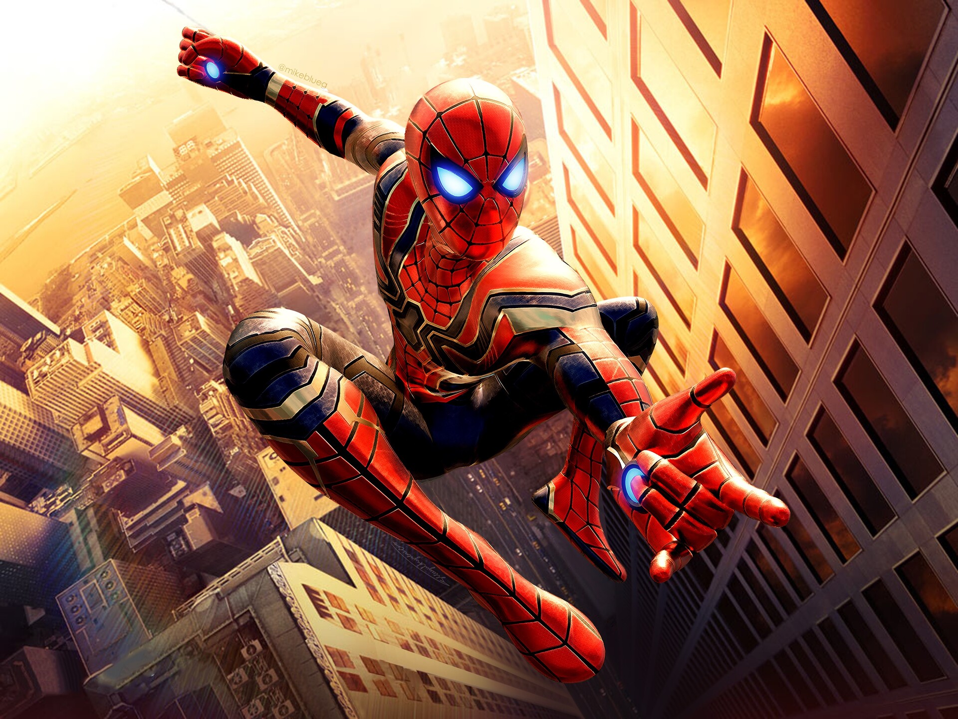 2048x2048 Resolution Spider Man Black and Red Suit Comic Ipad Air Wallpaper  - Wallpapers Den