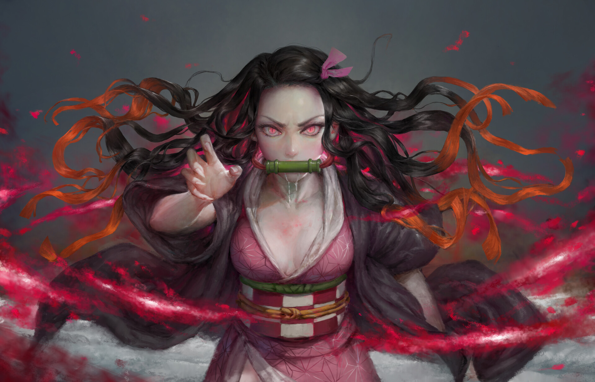 ArtStation - Nezuko 竈門 禰󠄀豆子