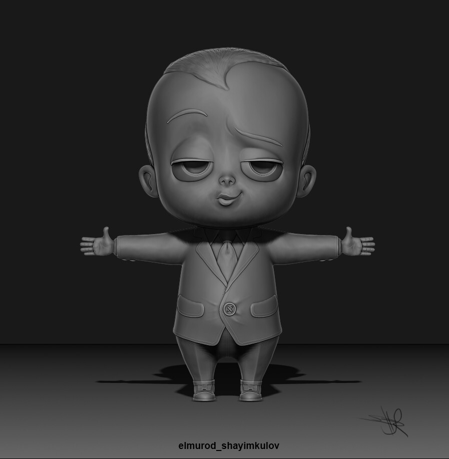 Artstation Boss Baby Elmurod Shayimkulov
