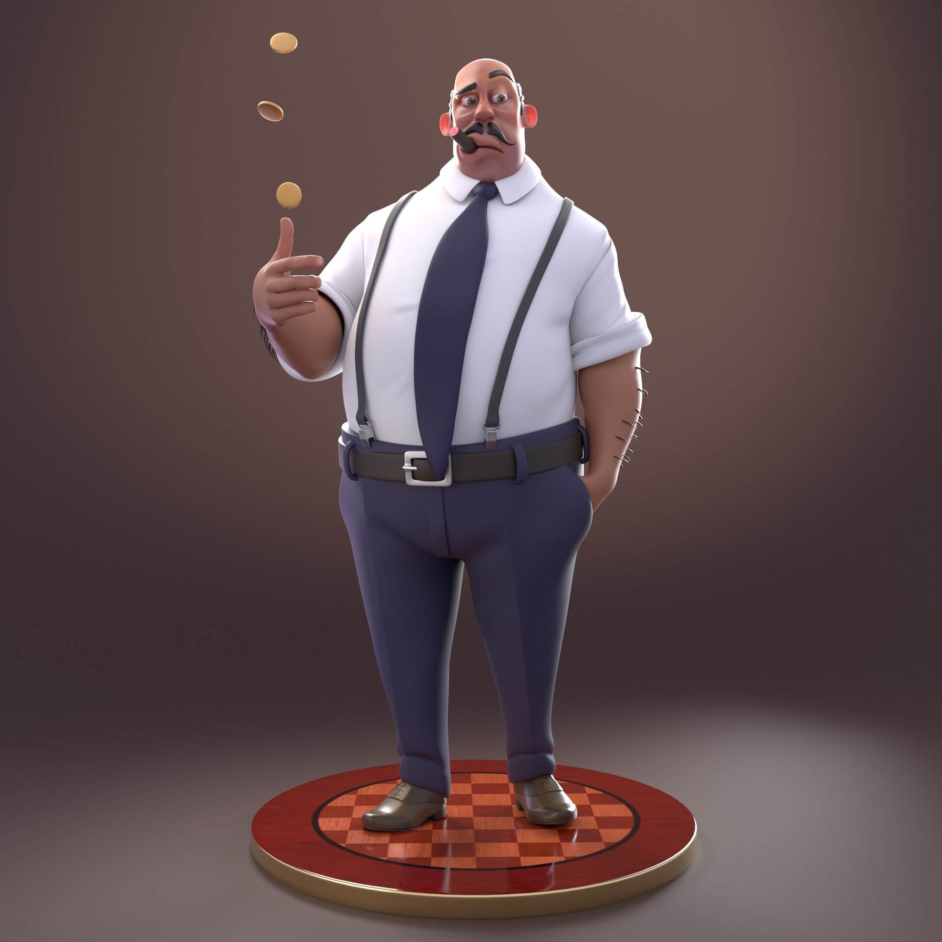 ArtStation - Mafia Boss (WIP)