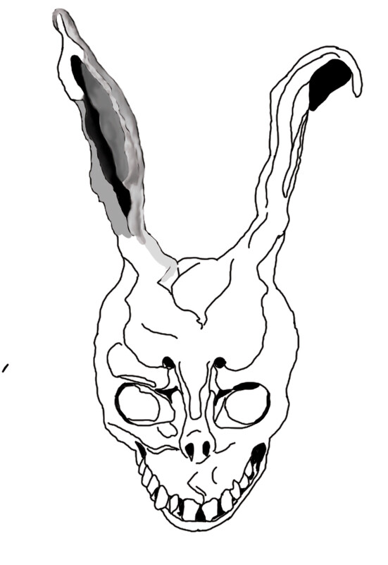 Donnie Darko Rabbit Drawing