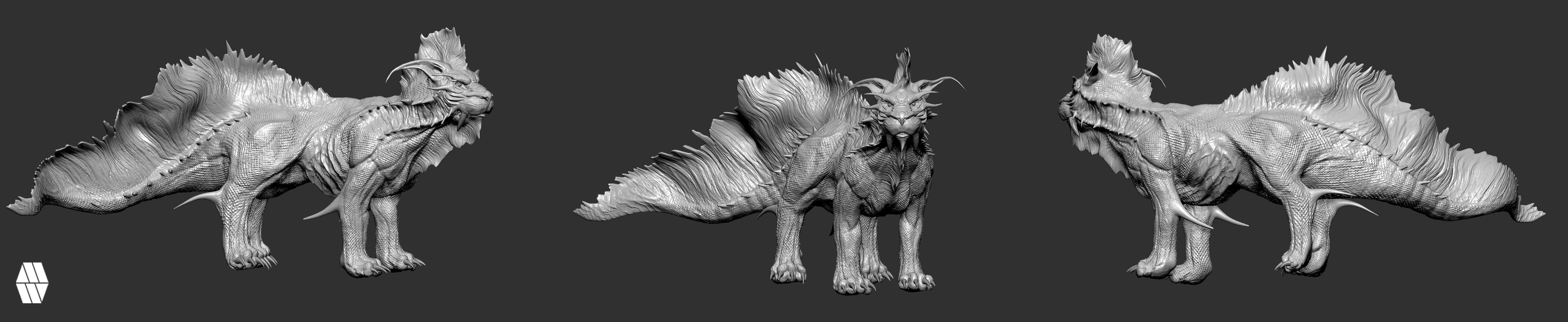 highpoly model ZBrush
