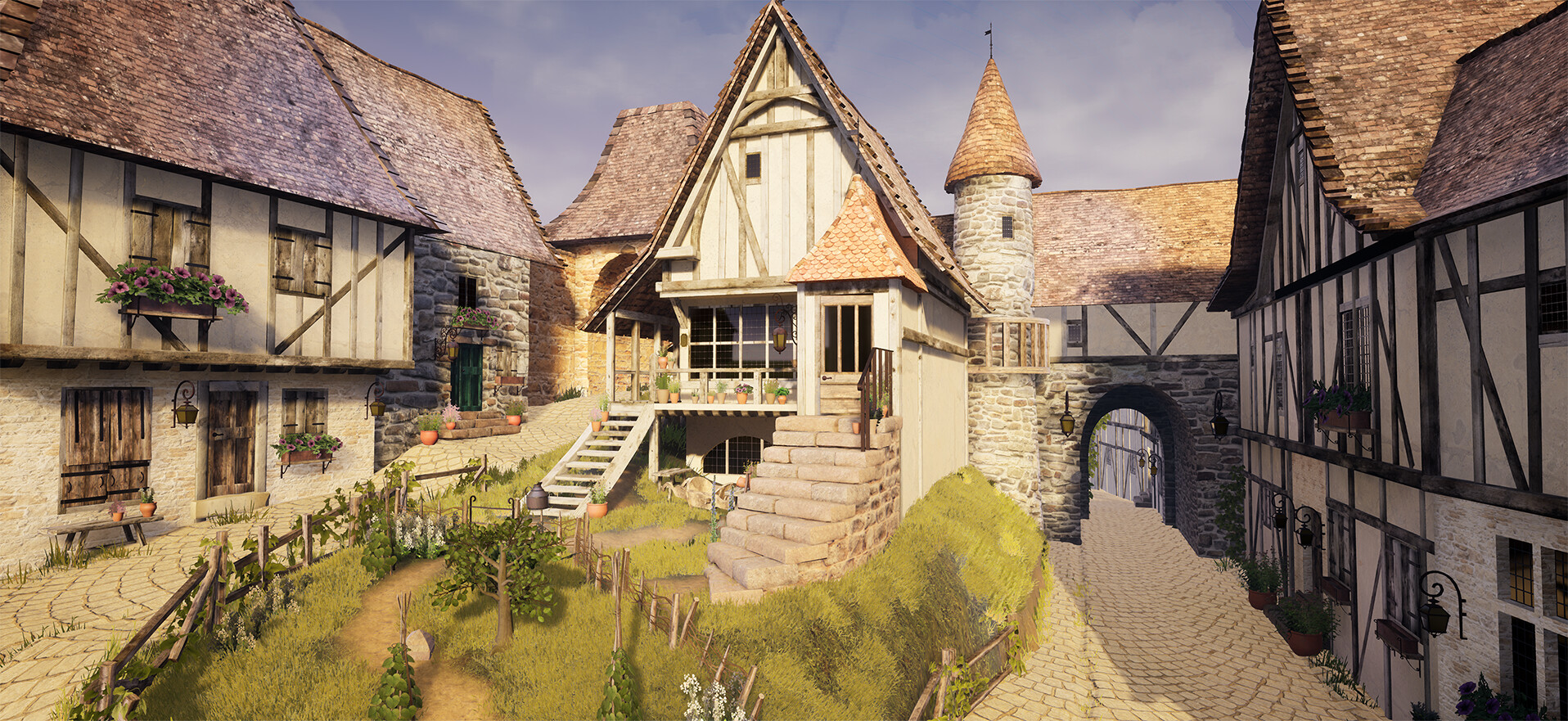 Artstation Belle S House And Town Jessica Nyberg