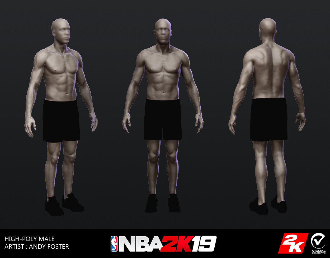 Andy Foster - NBA2K19 Average Male Build