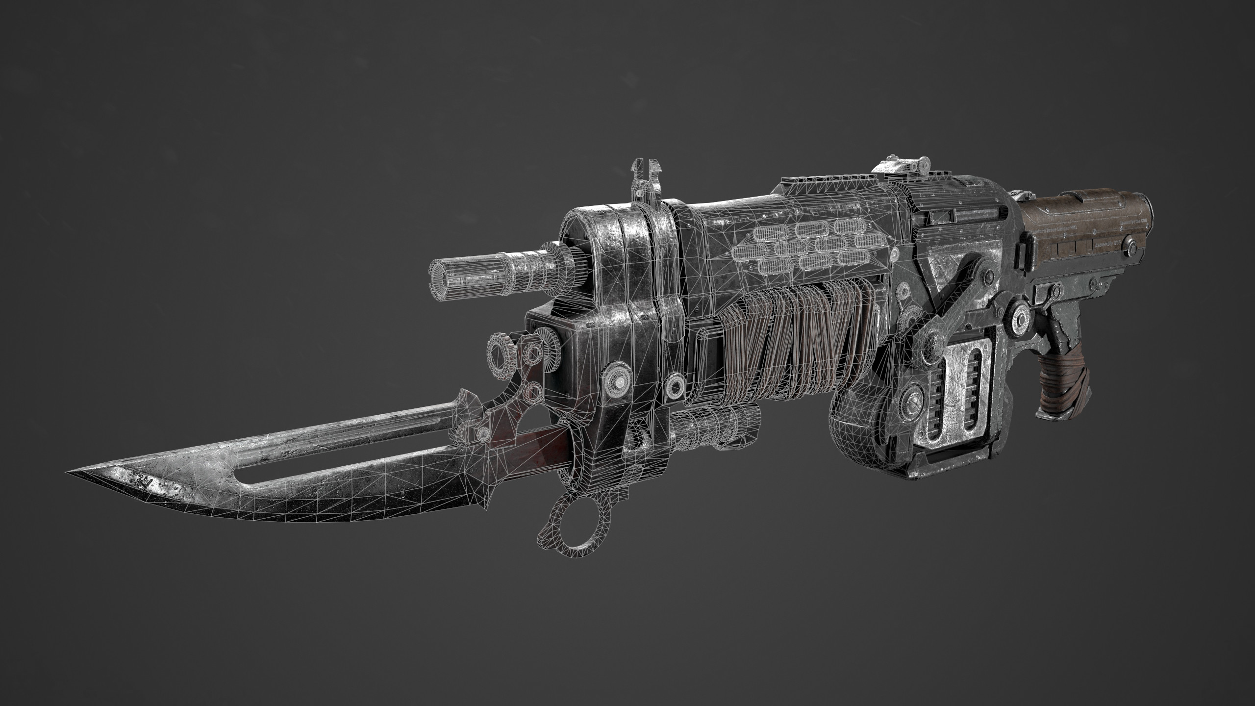 David Tikwa - Retro Lancer - Gears Of War Fan Art