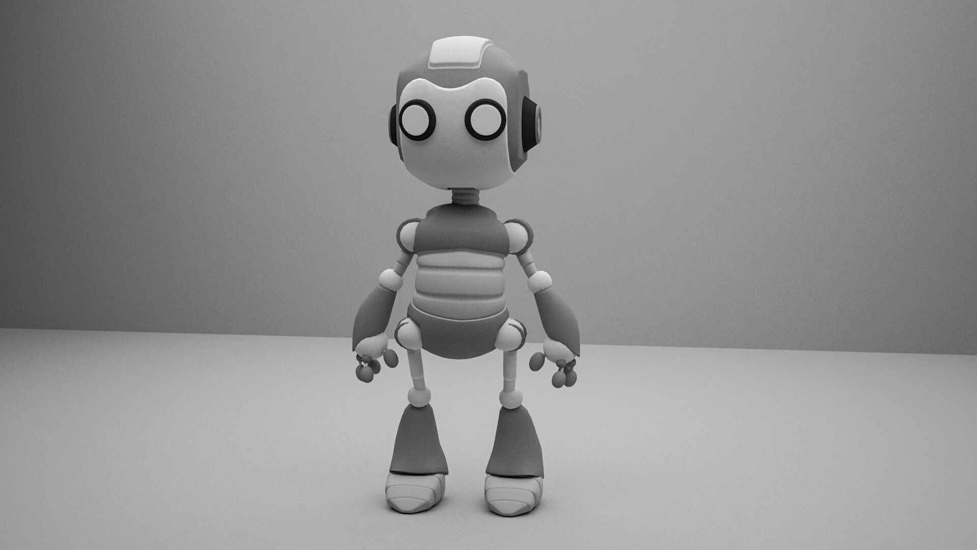 Simple robot hot sale 3d model