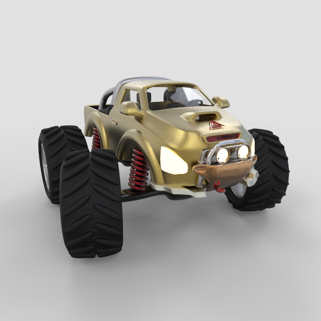 Artstation Monster Truck Animation Alexander Mateo