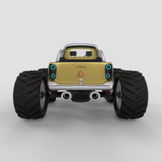 Artstation Monster Truck Animation Alexander Mateo