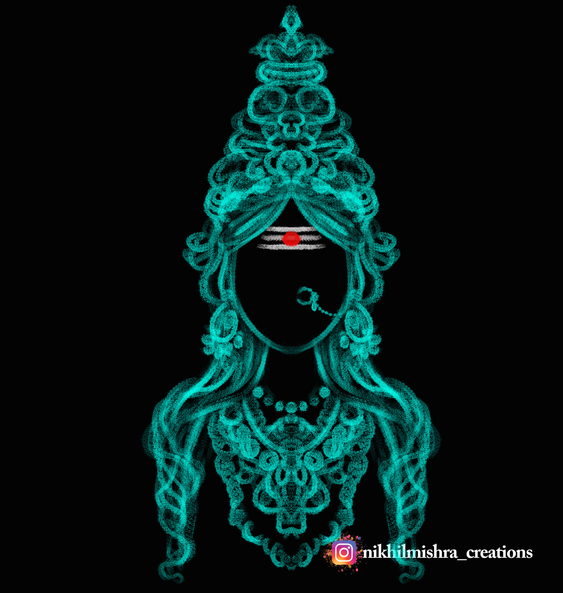 Artstation Maa Durga Artwork Nikhil Mishra