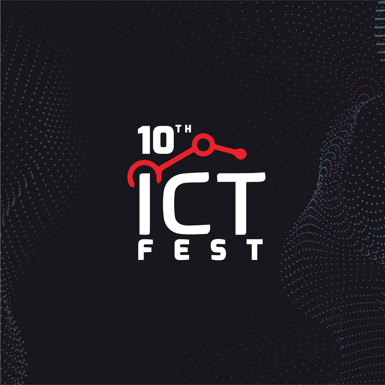 ArtStation IUT 10th ICT fest branding